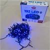 giocoplast Catena 192 LED blu, uso interno/esterno, con trasformatore e giochi di luce
