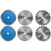 Einhell Set 6 lame per mini sega circolare ø 85x10 mm per piastrelle legno plastica