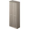 BricoShop24 Armadio Multiuso con Ripiani Portascope in Legno 180 cm Olmo