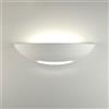 UNIVERSO APPLIQUE GESSO A PARETE DOPPIA EMISSIONE LAMPADA R7S INTERNO MEZZA LUNA