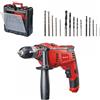 Einhell Trapano a percussione Elettrico Einhell TC-ID 1000 kit valigetta set 15 punte