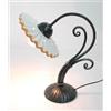 CRUCCOLINI LINEA VULCANO CRUCCOLINI LAMPADA DA TAVOLO in ferro battuto e ceramica 1 luce