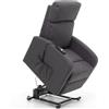BricoShop24 Poltrona Alzapersona Elettrica Reclinabile Anziani Alzata Assistita con Motore