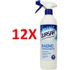 QUASAR 12 X Quasar Bagno Igienizzante Trigger 580 Ml