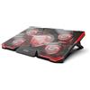 İnca Inca INC-611GMS base di raffreddamento per notebook 43,2 cm (17) Nero, Rosso