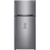 LG GTF744PZPED Frigorifero doppia porta, Classe E, 509L, Wi-Fi, Dispenser acqua,