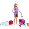 Mattel BOX ROTTO BARBIE SALVATAGGIO ANIMALI Bambola Cucciolo SCIMMIA TIGRE HRG50 Mattel