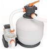 BestWay Pompa Filtro per Piscine Esterne a Sabbia Filtraggio 6813 Litri Acqua Bestway