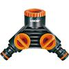 CLABER PRESA RUBINETTO A 2 vie CLABER filetto 3/4" e riduttore 3/4" - 1/2"