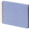 Rössler Papier 13291532000 - Album fotografico Leaf Blue, 220 x 151 x 25 mm, 40 pagine bianche, fotolibro da creare da soli