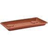 Veca SOTTOVASO RETTANGOLARE Sottofioriera in plastica Anthea 80cm Veca 75 X 34,5 X 4