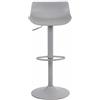 BricoShop24 set 2 Sgabelli Alti Regolabili Grigio Seduta in Propilene