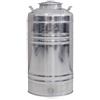 BricoShop24 Contenitore per Olio Sansone 100 lt Predisposizione Rubinetto in Acciaio Inox