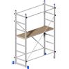 BricoShop24 Trabattello h 2.1 Alluminio con Ruote Scala Mobile Ponteggio Bricolage Pittura