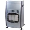 Qlima Stufa a Gas Infrarossi 4.2 Kw Portatile 3 Livelli con Regolatore Nero
