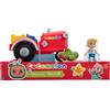 Jazwares COCOMELON Trattore con Personaggio Sonoro Originale Giocattolo Musicale Tractor