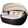 FRASCHETTI DIVANO LETTO RATTAN PRENDISOLE GUSCIO 220x130x90h