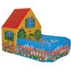 Sport1 Casetta per Bambini con Giardino Tenda da Gioco Bimbi Uso Interno Esterno PVC