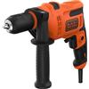 BLACK & DECKER Trapano Avvitatore Black and Decker a Percussione Elettrico Compatto Punte Filo