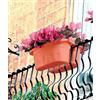 BAMA FIORIERA DOPPIA KLUNIA DA BALCONE 50x19,8x18,5h (x2) agganci regolabili