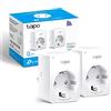Tapo P110 Presa Smart WiFi Monitoraggio Energia 16A 3680W Alexa, 2pz | Per Elettrodomestici e Lampade, Monitora i Consumi, Controllo da App Tapo, Programmazione Oraria, Timer, Spegnimento