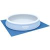 Bestway Telo Quadrato 390x390 Tappetino per Base Piscine Fuoriterra Rotonde