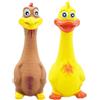 2xPet Dog Toy Gomma Che Urla Pollo Spremere Suono Giocattolo Cane Da Compagnia