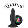 ns Novelties Plug anale maxi in silicone con pietra big dilatatore dildo liscio butt grande