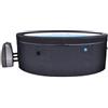 BricoShop24 Piscina Idromassaggio Spa 156x70 Rotonda Acqua Riscaldata 4 Adulti Semi Rigida