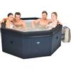 BricoShop24 Piscina Vasca Idromassaggio Spa 193x73 6 Persone Filtro Riscaldata Semi Rigida