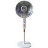 BricoShop24 Stufa Elettrica al Carbonio 900W Ventilatore per Riscaldamento Oscillante