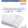 LAMPADA DI EMERGENZA A LED SLIM AD INCASSO LUCE FREDDA 6500K IP40 4W 270LM A01