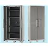 TOOMAX PLASTMECCANICA ARMADIO TUTTOPIANI ALTO 'URBAN' XL 78X49X182 IN RESINA RICICLABILE