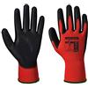 Portwest Rosso - Guanto in PU, Taglia: XXL, Colore: Rosso/Nero, A641R8RXXL