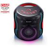 SHARP PS-919(BK)SPEAKER BLUETOOTH PORTATILE TWS 130W USB AUX IPX5 GIOCO LUCE LED