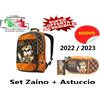 Franco Cosimo Panini SET OFFERTA ZAINO + ASTUCCIO OVALE LYON WGF 2022-2023 SCUOLA ELEMENTARE MEDIA