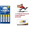 VARTA 12 PILE BATTERIE VARTA ORIGINALI AA STILO ALKALINE ENERGY