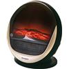 Kooper Stufa Elettrica Effetto Camino 1500 W Caldo Bagno Pavimento Mini Termoconvettore