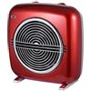 Ardes Termoventilatore Vintage Oscillante Stufa Elettrica Caldobagno 2000 W Mini Rosso