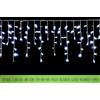 Tenda a pioggia 3 mt 114 luci di Natale a led Bianco Ghiaccio con flash esterno