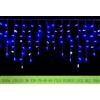 Tenda a pioggia 3 mt 114 luci di Natale a led Bianco Ghiaccio con flash esterno