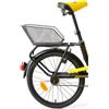Dino Bikes Cestino Posteriore in Metallo per Bicicletta Adulto Dino Bikes Bici Bike Folding