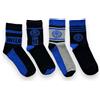 Hermet 4 paia calze corte Inter bambino ragazzo in caldo cotone ufficiale 31/34 - 35/38