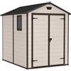 Keter Box Manor 185x236 per Esterno in Resina Capanno Porta Attrezzi Beige