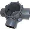 Jandy Housing Corpo 3-Port, 1-1/5.1cm-5.1cm per Waterpik 3406 Salvaspazio 3