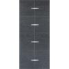 BlindoFacile Pannello per Porta Blindata Moderno Inserti Alluminio Rivestimento per Esterno