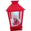CASALINGHI DEL GIUDICE SRL Carillon Babbo Natale con Neve luci e musica a batterie misure 15x15x35h cm.
