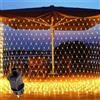 Wisdom Luci Natale Rete luminosa con 216 LED decorazioni natalizie 3x2 mt prolungabile