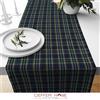 Cieffepi Home Collections SCOZIA QUADRO MEDIO BLU Runner da Tavola natalizio natale Striscia - Cieffepi Ho