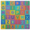 Velovendo Tappeto puzzle in EVA - tappeto da gioco per bambini LETTERE & NUMERI (86 pezzi)